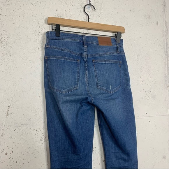Madewell Cali Demi Boot Distressed Denim Jeans Size 25 - Picture 7 of 9
